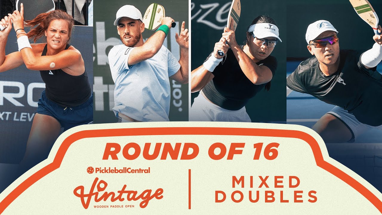 Jansen/Staksrud vs Parker/Ge at the Pickleball Central Sacramento Vintage Open