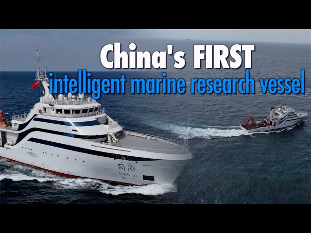 Floating Campus! China's first Ocean-Class Intelligent Research Vessel Tong Ji delivered in Shanghai
