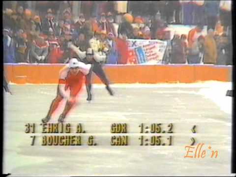 Olympic Winter Games Sarajevo 1984 – 1500 m Ehrig – Boucher