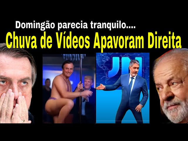 DOMINGÃO REVELAÇÃO! CHUVA DE VÍDEOS E MEMES EXPÕEM BOLSONARO E DIREITA! LULA: MOMENTOS DECISIVOS!