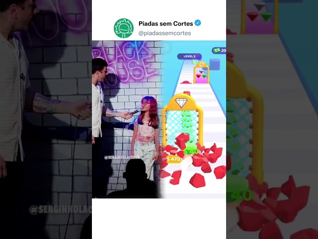 ELA IMITA 5 PERSONAGENS #comedia