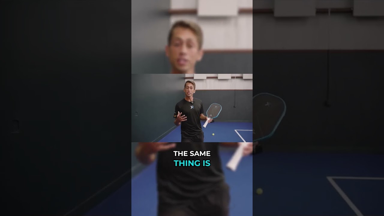 Why I prefer topspin over slicing my shots in pickleball ☝️⁠#pickleball #athlete #explore #shorts