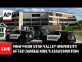 LIVE: View from Utah Valley University after conservative activist Charlie Kirk’s assassination
