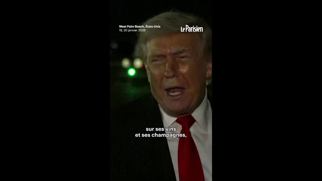 Vexé par la France, Trump menace de taxer les vins et les champagnes