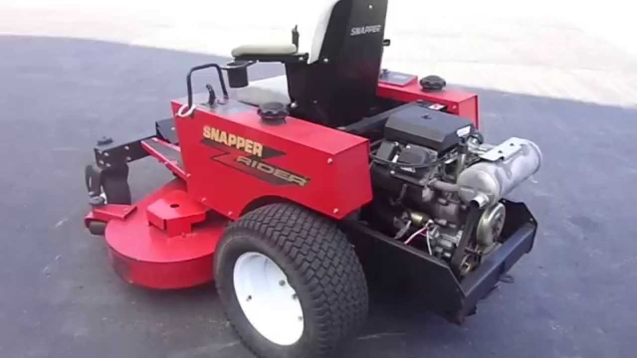 Snapper Z Rider Pro Cruiser 61" Joy Stick Zero Turn Lawn Mower YouTube