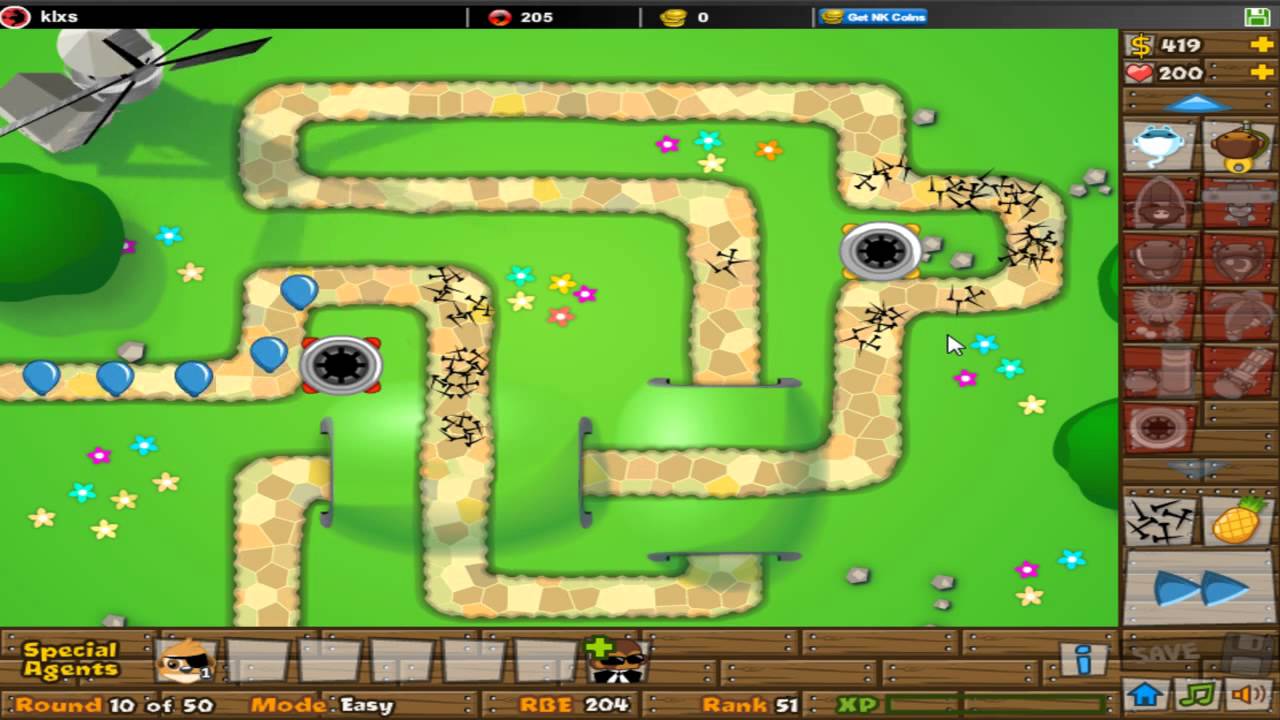 Bloons Tower Defense 5 Spike Factory + All Upgrades - YouTube