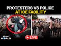 US News LIVE: Protesters Vs Police As They Demonstrate Outside ICE Facility In Chicago, Illinois