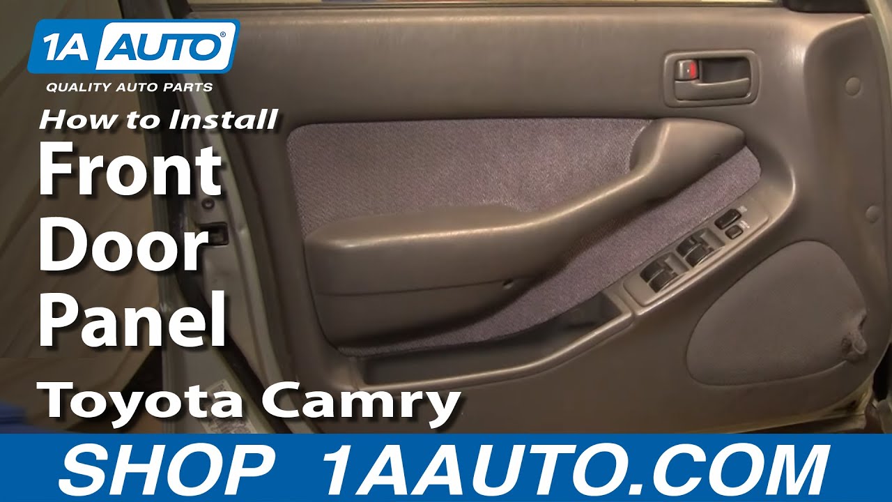 camry door front handle passenger remove replace toyota #5