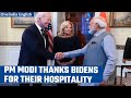 PM Modi thanks Joe Biden and First Lady Jill Biden for hospitality, shares video