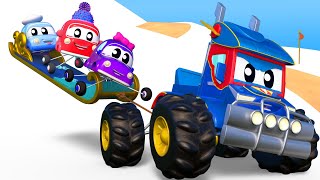 Mesto áut - Sánkovanie na snehu