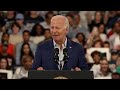 LIVE: Biden speaks at first campaign rally since debate | NBC News  - 05:46 min - News - Video
