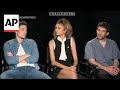 Challengers stars Zendaya, Mike Faist & Josh OConnor | AP full interview