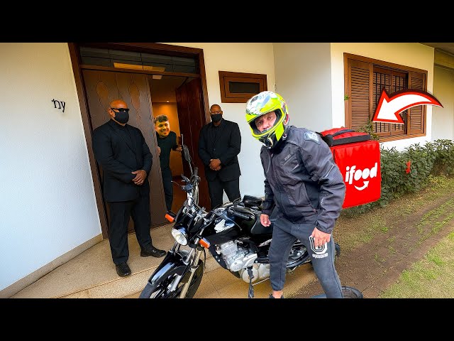 INVADI A CASA DO BRUNO BARRETO DISFARÇADO DE IFOOD E RECUPEREI MINHA ARM@