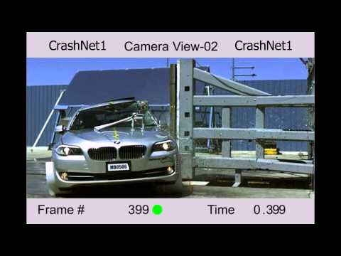 Video Crash Test BMW 5 Series F10 sedan 2009