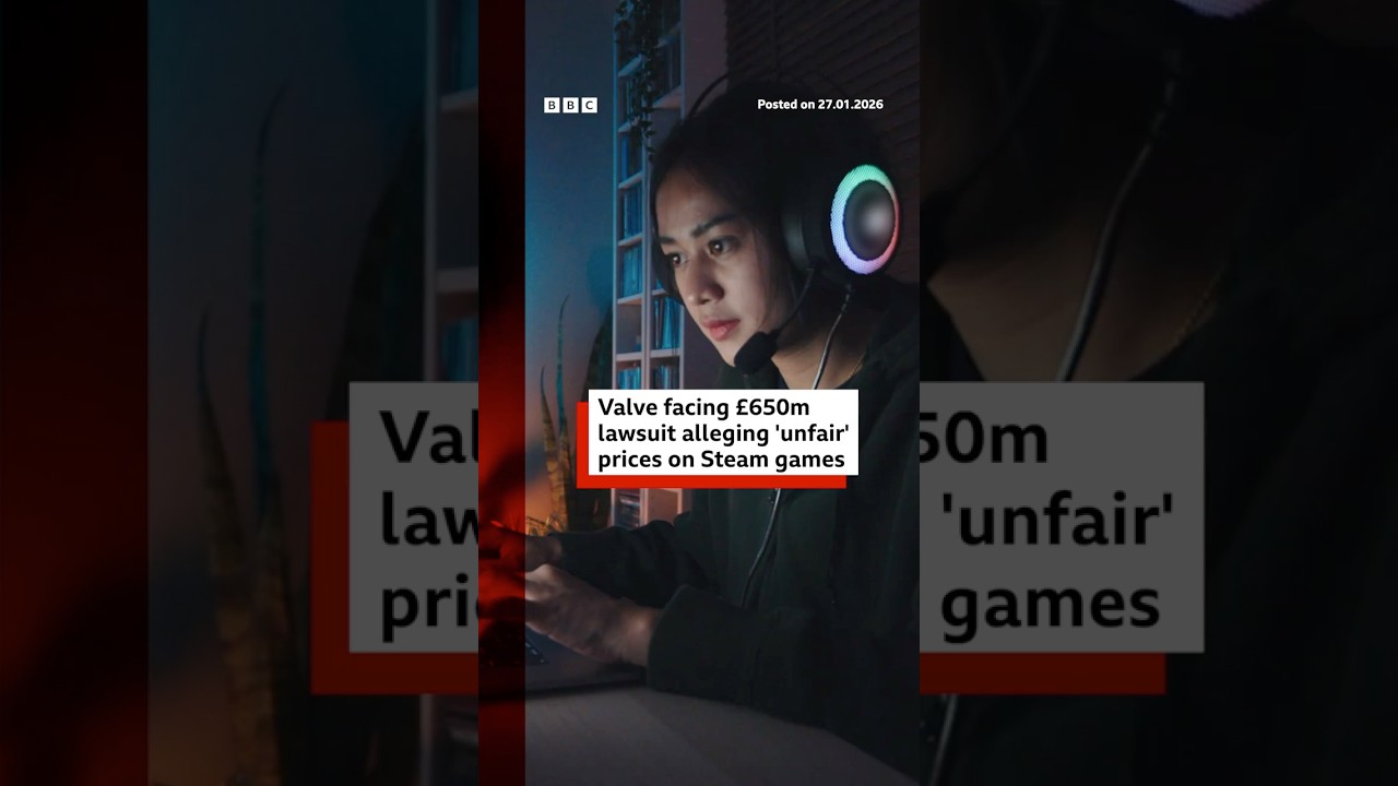 Valve facing £650m lawsuit over Steam game pricing in UK. Valve Gaming BBCNews