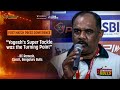 Bengaluru Bulls’ coach BC Ramesh, along with Yogesh & Akash, sum up their win over Gujarat Giants