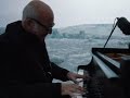 AP-Pianist performs elegy for Arctic over ocean