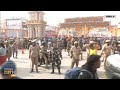 Massive Crowd at Ayodhyas Ram Mandir Post Pran Pratishtha! Security Enhanced | News9