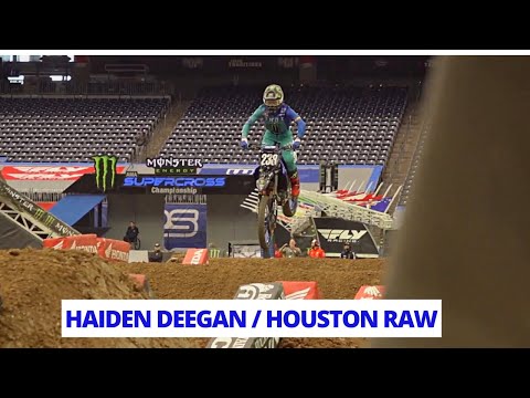Haiden Deegan, Tom Vialle & more - Houston Supercross 2023 - RAW PRACTICE
