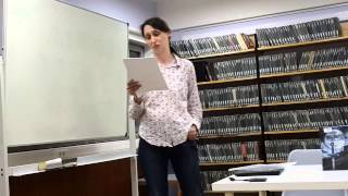 Мария Фаликман читает переводы