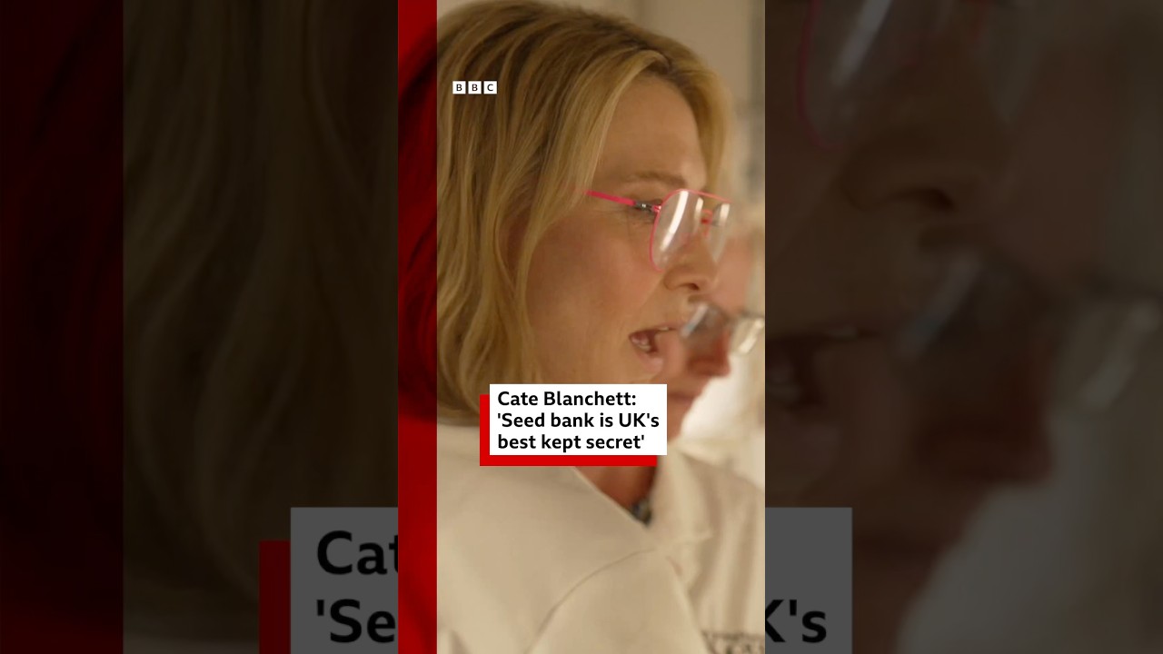 Cate Blanchett on a mission to save seeds. CateBlanchett BBCNews