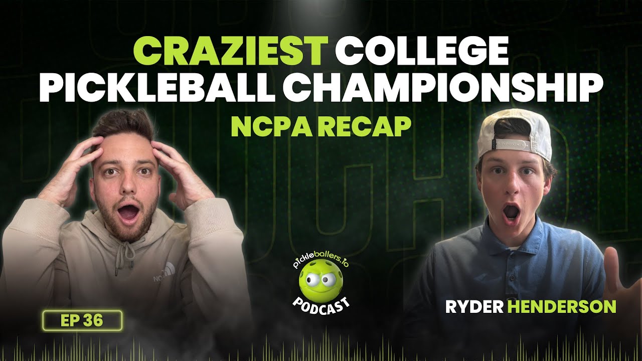 Craziest College Pickleball Tourney🤯🔥 NCPA College National Championship. Ryder Henderson Ep. 36