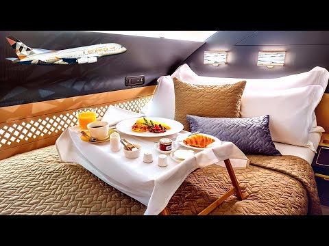 World's Best First Class - Etihad A380 The Residence | Abu Dhabi to London (Full Flight Experience)