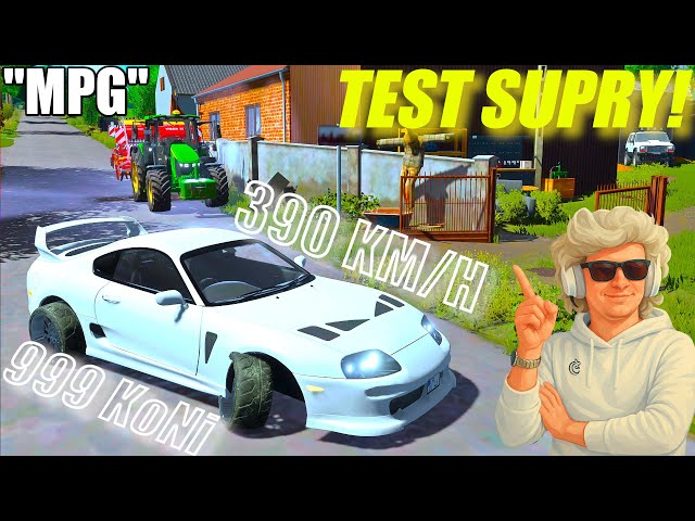 🔥SUPRA 999KM! ROZPĘDZIŁA SIĘ DO 390 km/h?!💨 TEST MOCY BEZ LITOŚCI!  "#MPG" [#394] FS22