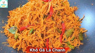 KHÔ GÀ LÁ CHANH | Cách làm khô gà đơn giản thơm ngon | Bếp Của Vợ