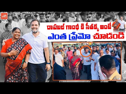 Viral video: Congress MLA Seethakka joins Rahul Gandhi for Bharat Jodo Yatra