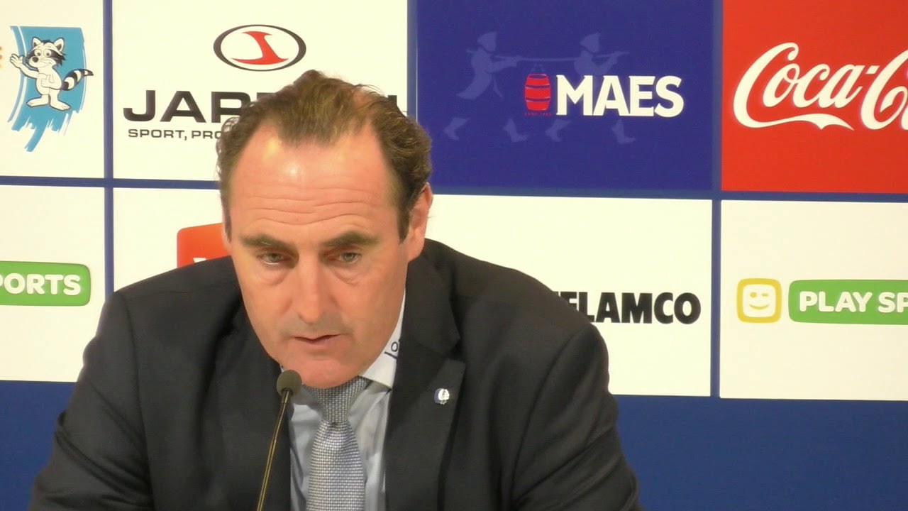 Persconferentie na KAA Gent - Club Brugge KV