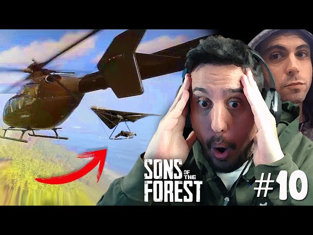 DIA 10 |  PROPULSOR DE ALA DELTA en SONS OF THE FOREST con MODS | VEGETTA Y FARGAN