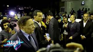 صدى البلد | عادل إمام واللواء محمد العصار في عزاء رفعت السعيد ...