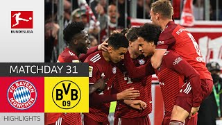 FC Bayern München — Borussia Dortmund 3-1 | Highlights | Matchday 31 – Bundesliga 2021/22