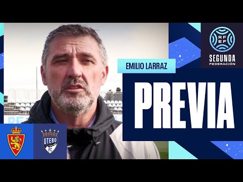 LA PREVIA / Deportivo Aragón - Utebo CF / EMILIO LARRAZ (Entrenador Deportivo Aragón) Jor. 12 - 2ª RFEF / Fuente: YouTube Real Zaragoza