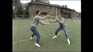 Training martial arts for the NFL Seattle Seahawks 1986