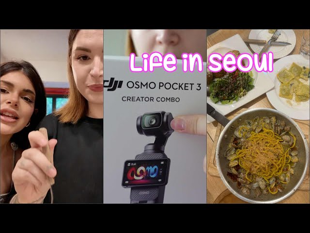 weekly korea vlog 👀 ammissione università, unboxing osmo pocket 3 e vecchie conoscenze