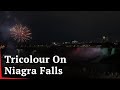 Niagara Falls illuminated in Tricolour for PM Modi's visit