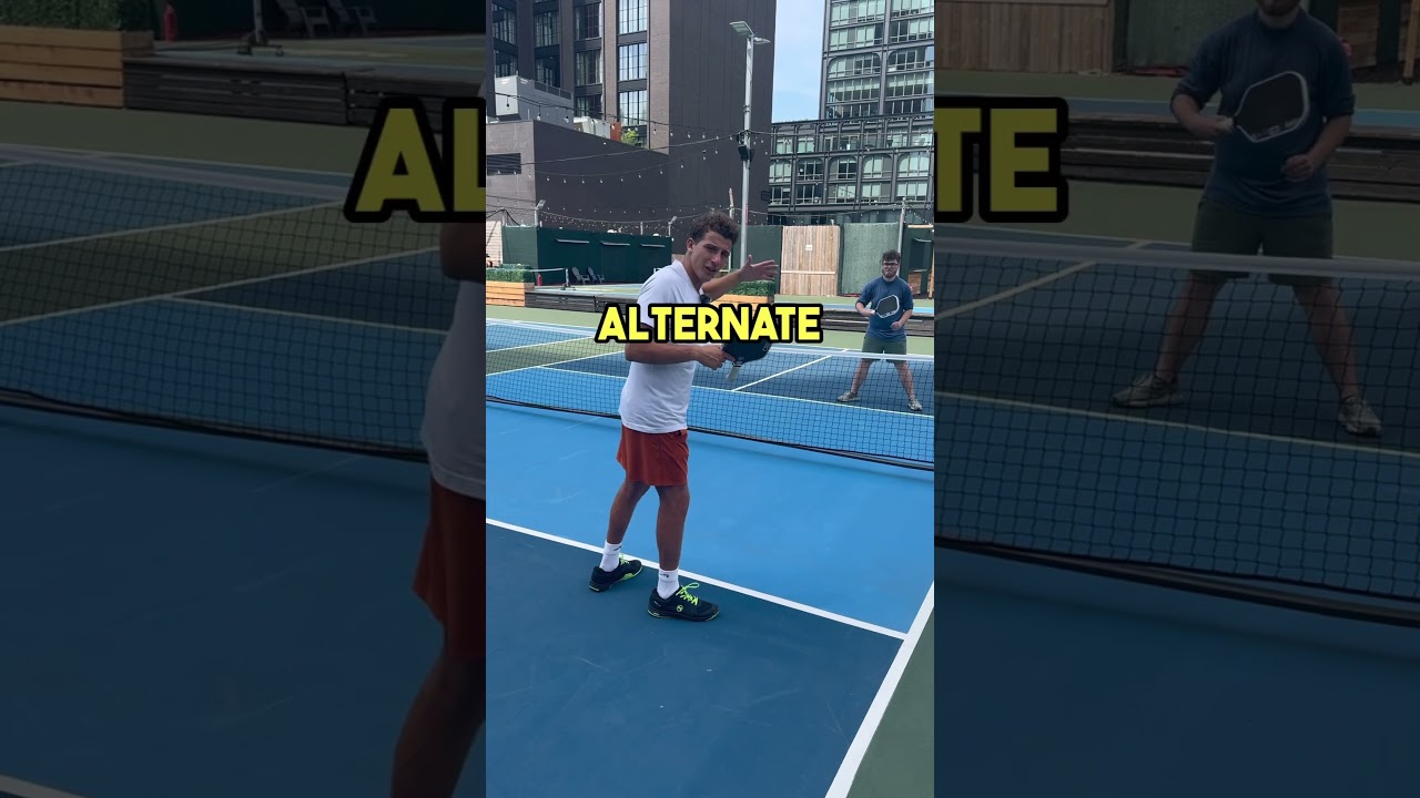 The Best Drill to get Fast Hands in Pickleball! ⚡️👋 #pickleball #pickleballtips