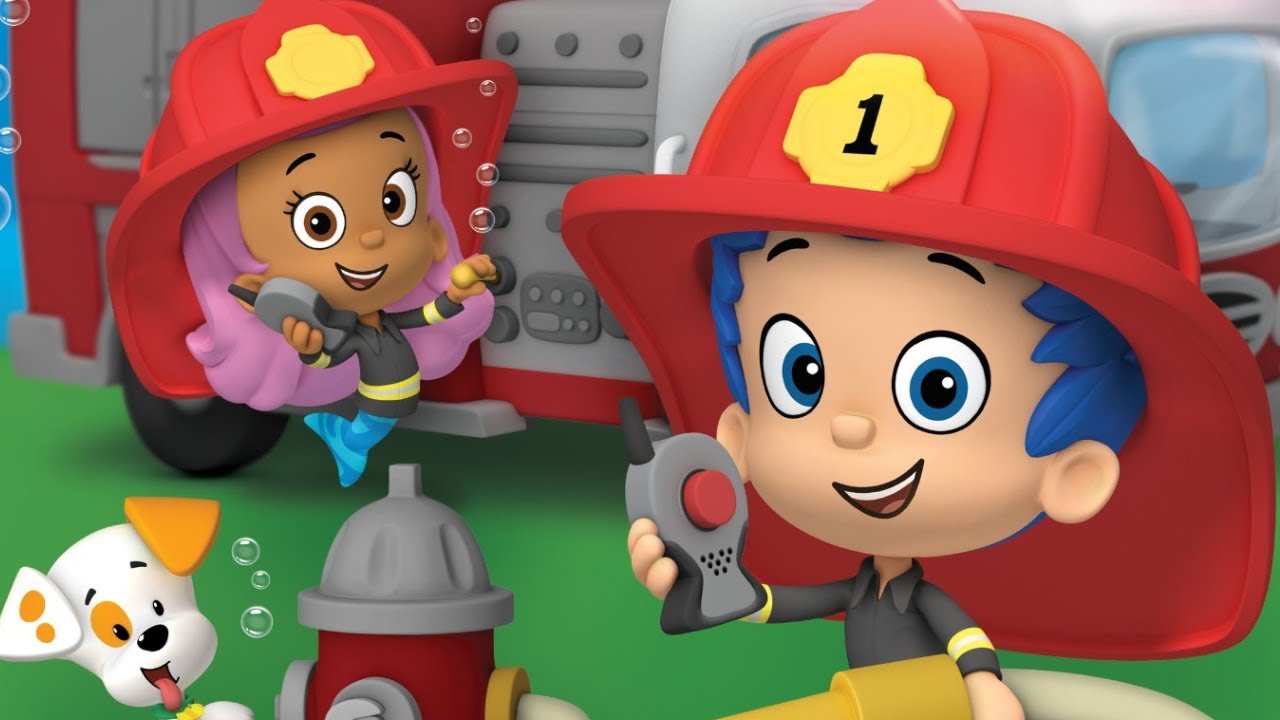Bubble guppies full tv episode game for children firefighter knights