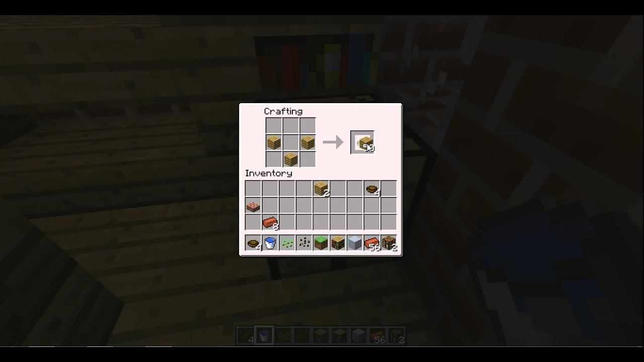 how-to-make-a-wooden-bowl-in-minecraft-youtube