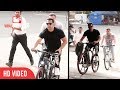 Salman Khan Rides The Newly Launched Being Human Cycles On Bandra Streets