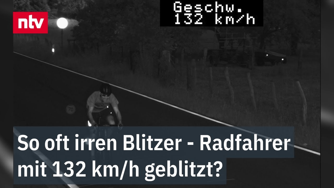 So oft irren Blitzer - wann sich ein Anwalt lohnt: Radfahrer mit 132 km/h geblitzt?
