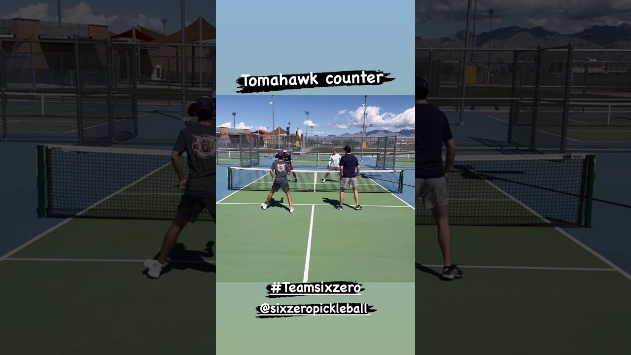 Tomahawk counter #pickleball #shorts