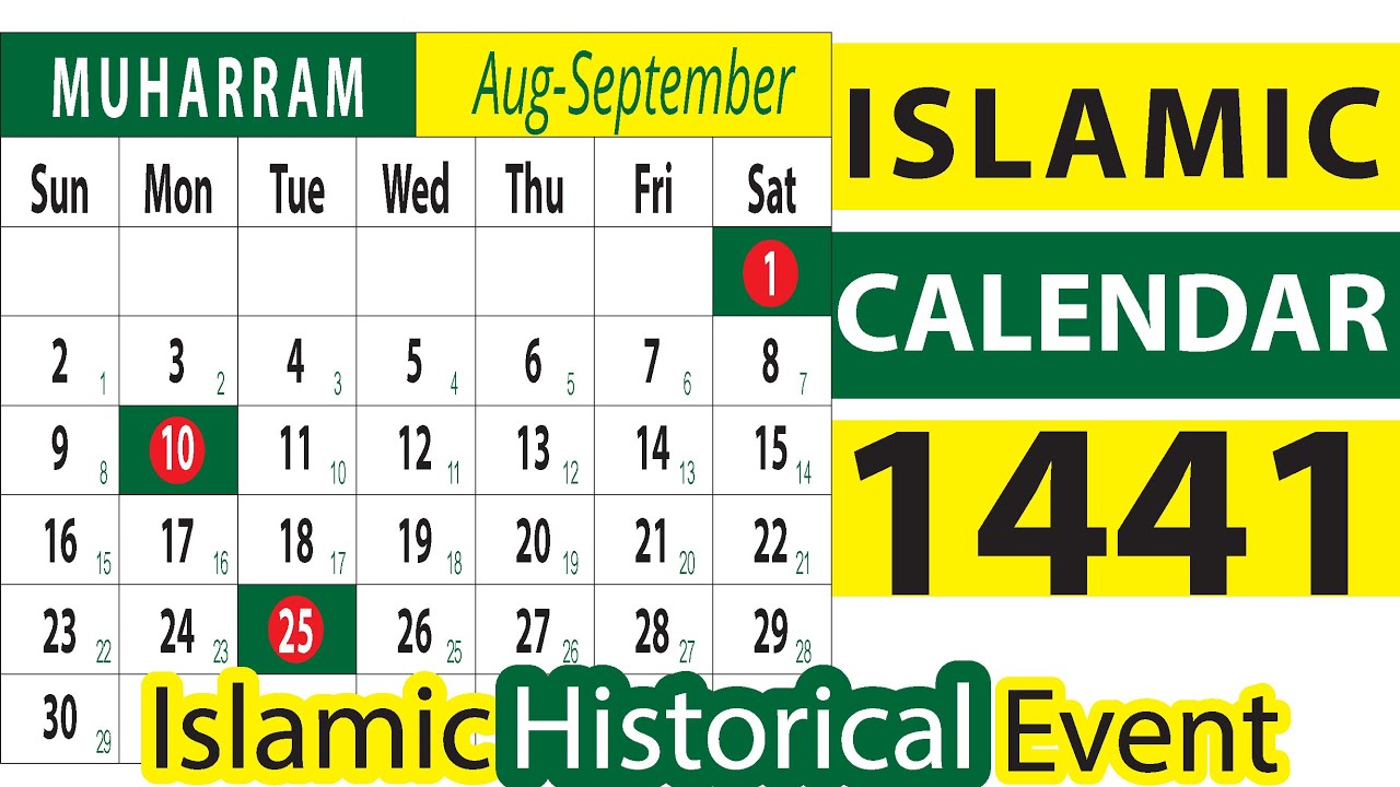 Free Islamic Months And Islamic Calendar Printables Gambaran