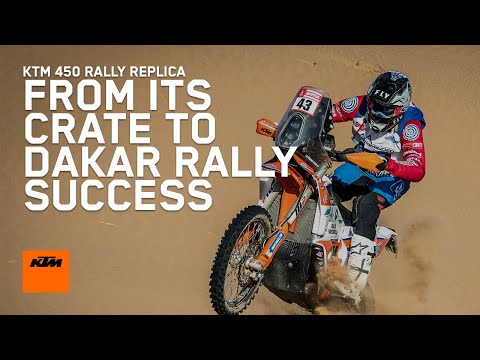 From its Crate to Dakar Rally Success: KTM 450 RALLY REPLICA - KTM