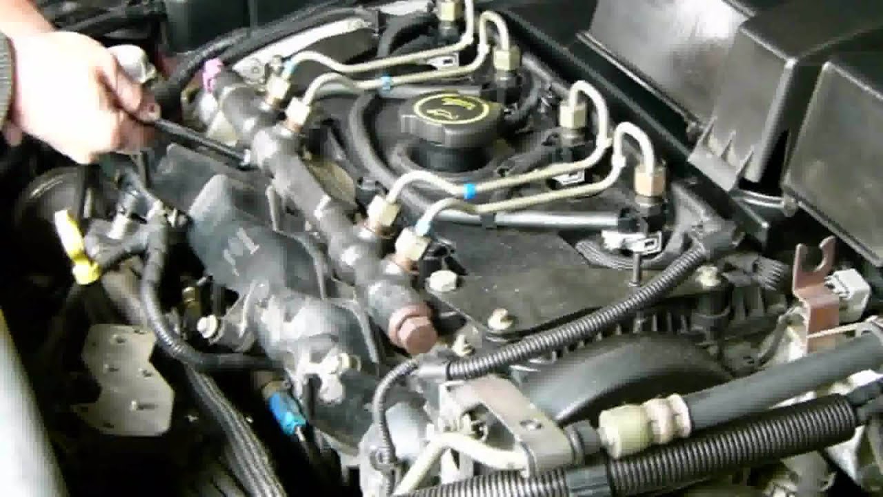 Ford Mondeo 2.0 TDCi - Výměna svíček diesel - part of the ... 2002 kia sportage fuel filter location 