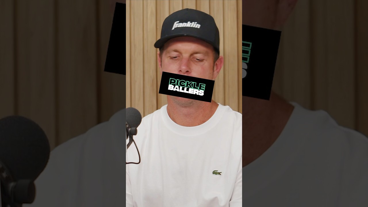 Sam Querrey. Pickleballers. Tomorrow. 🎙️