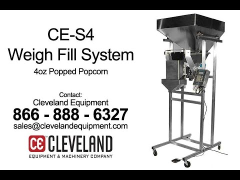 CE-S4 Weigh Filler - 4oz Popped Popcorn