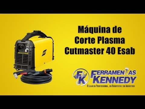 Máquina De Corte Plasma Cutmaster 40 Esab - 127/220V - Vídeo explicativo